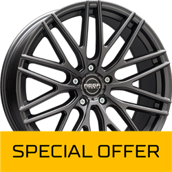 MEGA WHEELS CETUS ANTHRACITE GREY 8x19 5/112 ET45 CB66.6