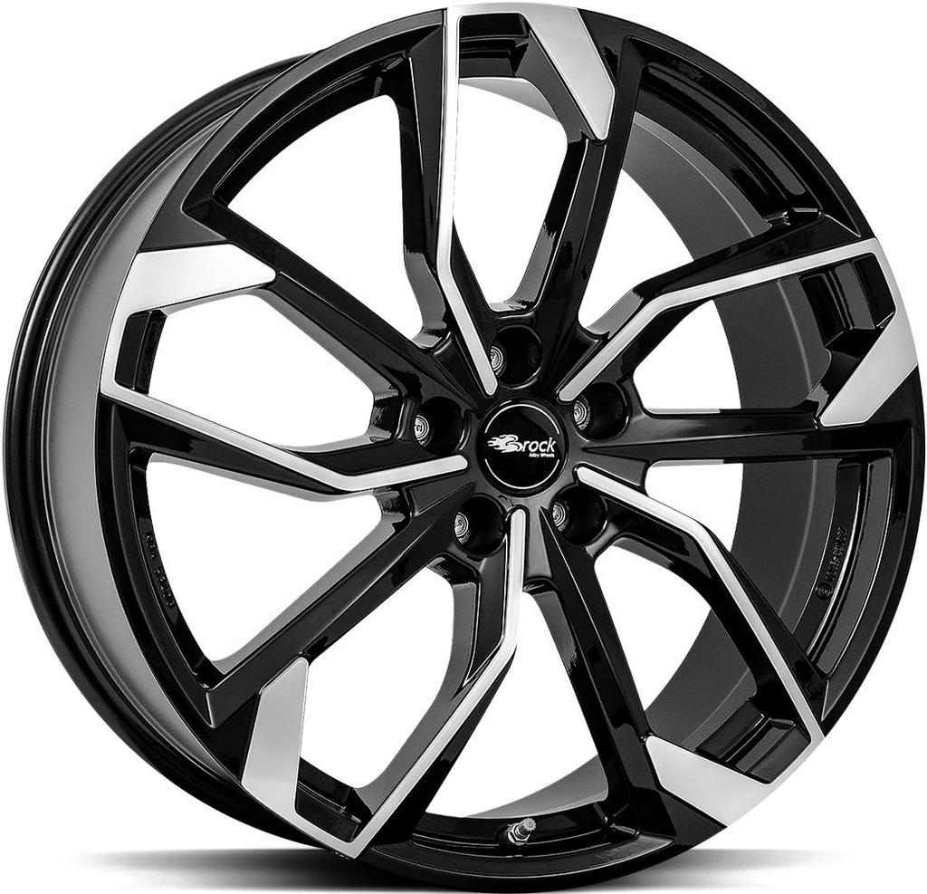 BROCK RC34 BLACK FULL POL 8x18 5/108 ET44 CB65.1