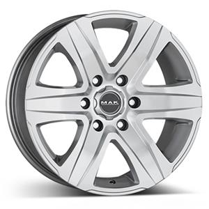 MAK STONE6 SILVER 8.5x20 6/130 ET60 CB84.1