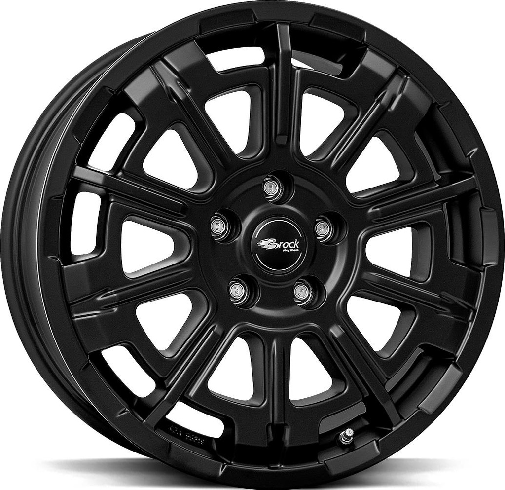 BROCK B45 SATIN BLACK MATT 8x20 5/120 ET39.5 CB72.6