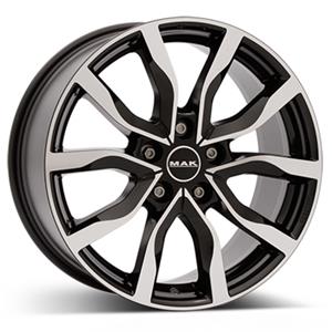 MAK HIGHLANDS BLK/POL 9.5x20 5/120 ET40 CB72.6