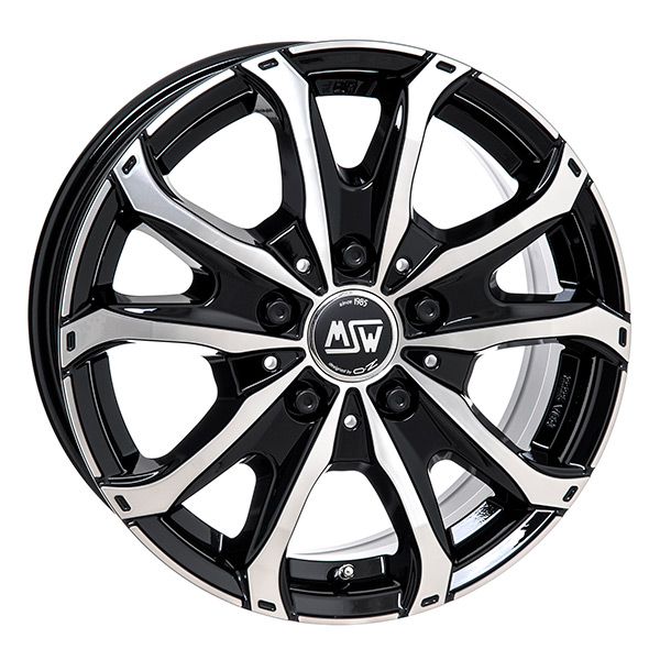MSW 48 VAN BLK/POL 7x17 5/118 ET68 CB71.1