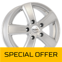 MEGA WHEELS HERCULES 5 SILVER 6.5x16 5/114.3 ET50 CB66.1