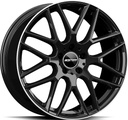 GMP BERGHEM BLACK DIAM LIP 11.5x22 5/112 ET43 CB66.6