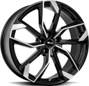 BROCK RC34 BLACK FULL POL 7x17 5/112 ET45 CB57.1