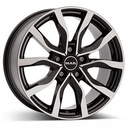 MAK HIGHLANDS BLK/POL 8x19 5/120 ET38 CB72.6