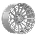 STATUSFÄLGAR D56 SILVER MACHINED FACE 9x18 6/139.7 ET8 CB106.1